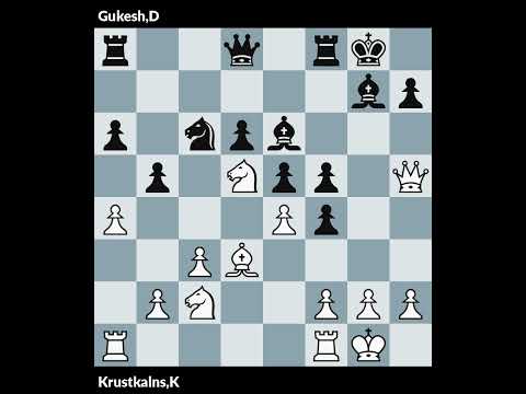 Riga Tech Open A 2019 | Krustkalns vs Gukesh | Round 1.20