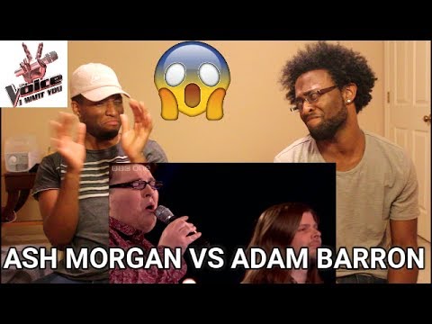 The Voice UK 2013 | Ash Morgan Vs Adam Barron - Battle Rounds 1 - BBC One (REACTION)