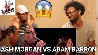 The Voice UK 2013 | Ash Morgan Vs Adam Barron - Battle Rounds 1 - BBC One (REACTION)