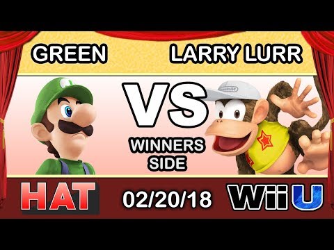 HAT 10 - Ñ | Green (Luigi) Vs. MSF | Larry Lurr (Diddy Kong) Winners Side - Smash 4