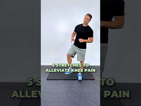 5 Stretches To Eliminate Knee Pain [From A Physical Therapist] #kneepain
