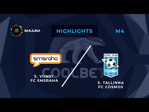 Viimsi FC Smsraha - Tallinna FC Cosmos. Coolbet Saaliliiga. MD 4. Highlights