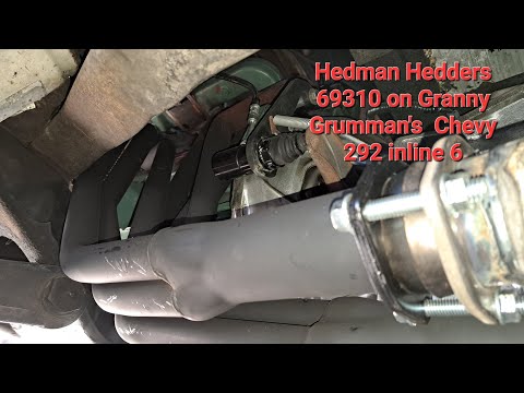 1973 Chevy 292 Inline 6 with Hedman headers and full new exhaust system
