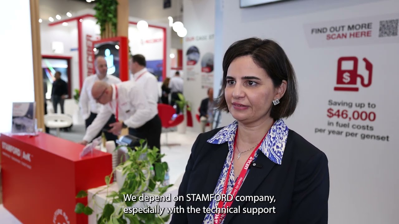 Focusing on the needs for sustainable markets - Arken Generators share thoughts with STAMFORD | AvK