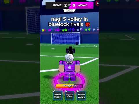 nagi's 5 stage volley in bluelock rivals.. 🥶 #bluelockrivals #roblox #robloxmemes