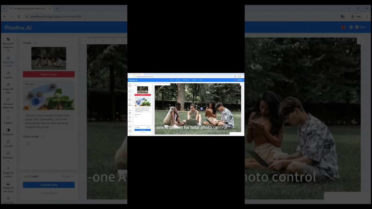 Remove Objects from Image with AI