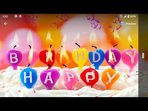 Happy Birthday Live Wallpaper video thumbnail
