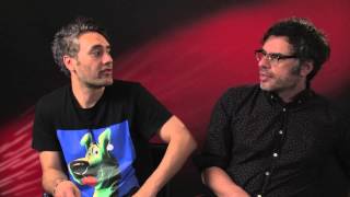 What We Do In The Shadows - Taika Waititi & Jemaine Clement Press Junket Interview video