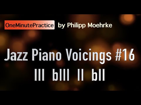 OneMinutePractice - Jazz Piano Voicings #16
