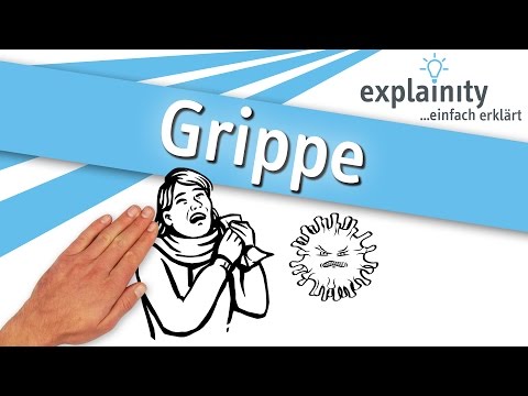 Grippe einfach erklärt (explainity® Erklärvideo)