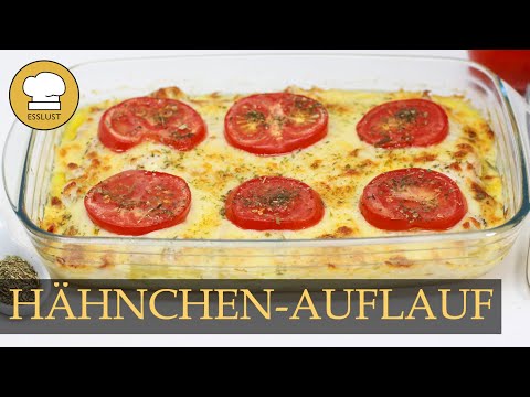 HÄHNCHEN-KARTOFFEL-AUFLAUF - köstlich, bunt und einfach