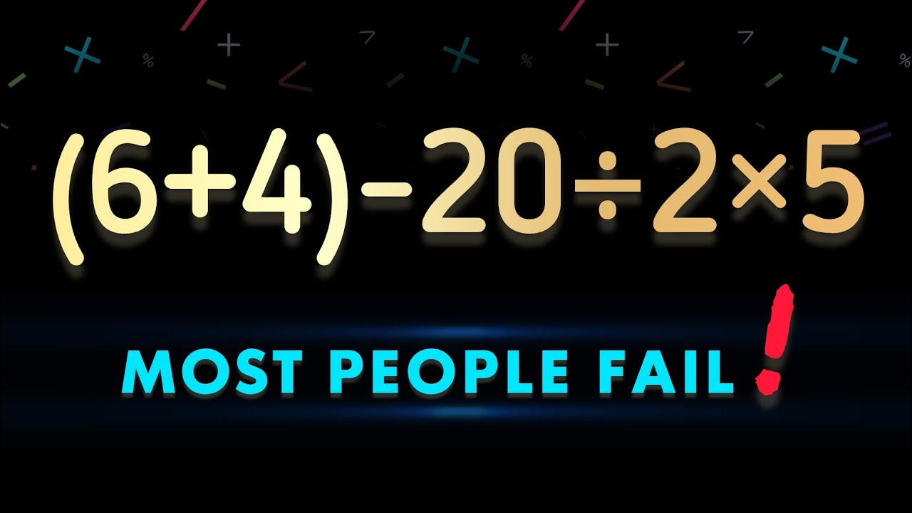 This PEMDAS Problem Breaks Most People’s Logic ⚠️ #math #mathematics #viral