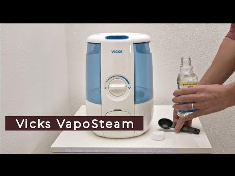 Vicks VapoSteam Medicated Liquid with Camphor, a Cough Suppressant, 8 Oz – VapoSteam Liquid Helps Re