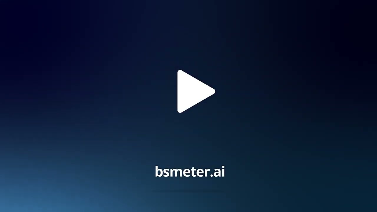 Is This Video Full of It? BSMeter.ai Scans Every Claim So You Don't Have To