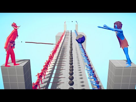 RANGED 50x 🏹 vs 🏹 50x RANGED TOURNAMENT BATTLE/ Totally Accurate Battle Simulator ( TABS )