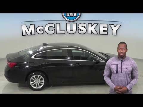 A18462YT Used 2018 Chevrolet Malibu LT FWD 4D Sedan Black Test Drive, Review, For Sale -