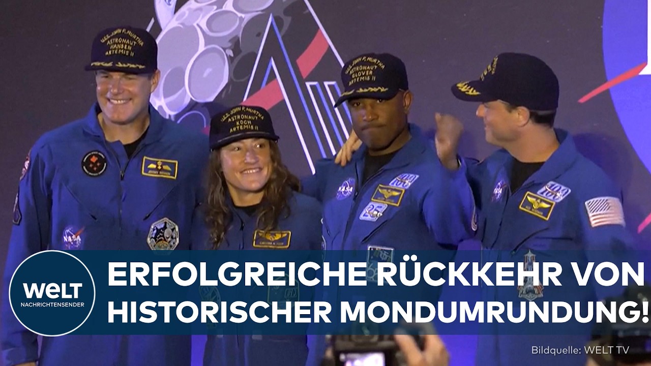 ARTEMIS II: Astronauten rufen nach erfolgreichen Rückkehr von der Mondmission zum Zusammenhalt auf!