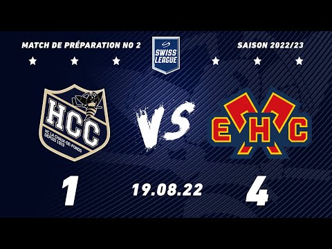 19.08.2022 HC La Chaux-de-Fonds - EHC Bienne (1-4)