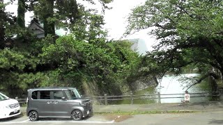 熱海から小田原城までの、適度な車窓風景　2025年6月