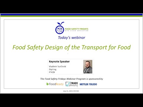 Food Safety Design of the Transport for Food