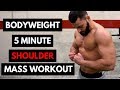 Bodyweight Shoulder Workout At Home (FOLLOW ALONG)