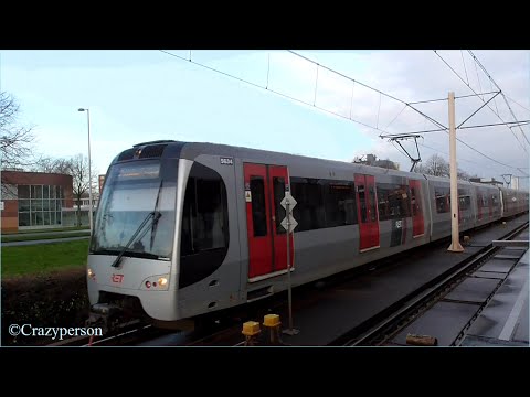 RET sneltram 2x R-NET metro SG3, Schenkel Rotterdam (1 combi)