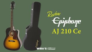 Video thumbnail for Review Gitar Epiphone AJ 210 Ce by Wira's Musik