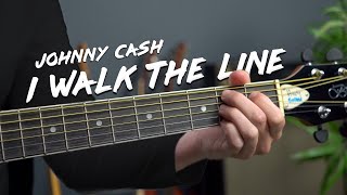 &#39;I WALK THE LINE&#39; by Johnny Cash - EASY CHORDS... but NOT EASY?