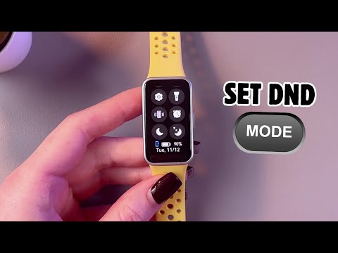 How to Enable Do Not Disturb Mode on HUAWEI Band 9