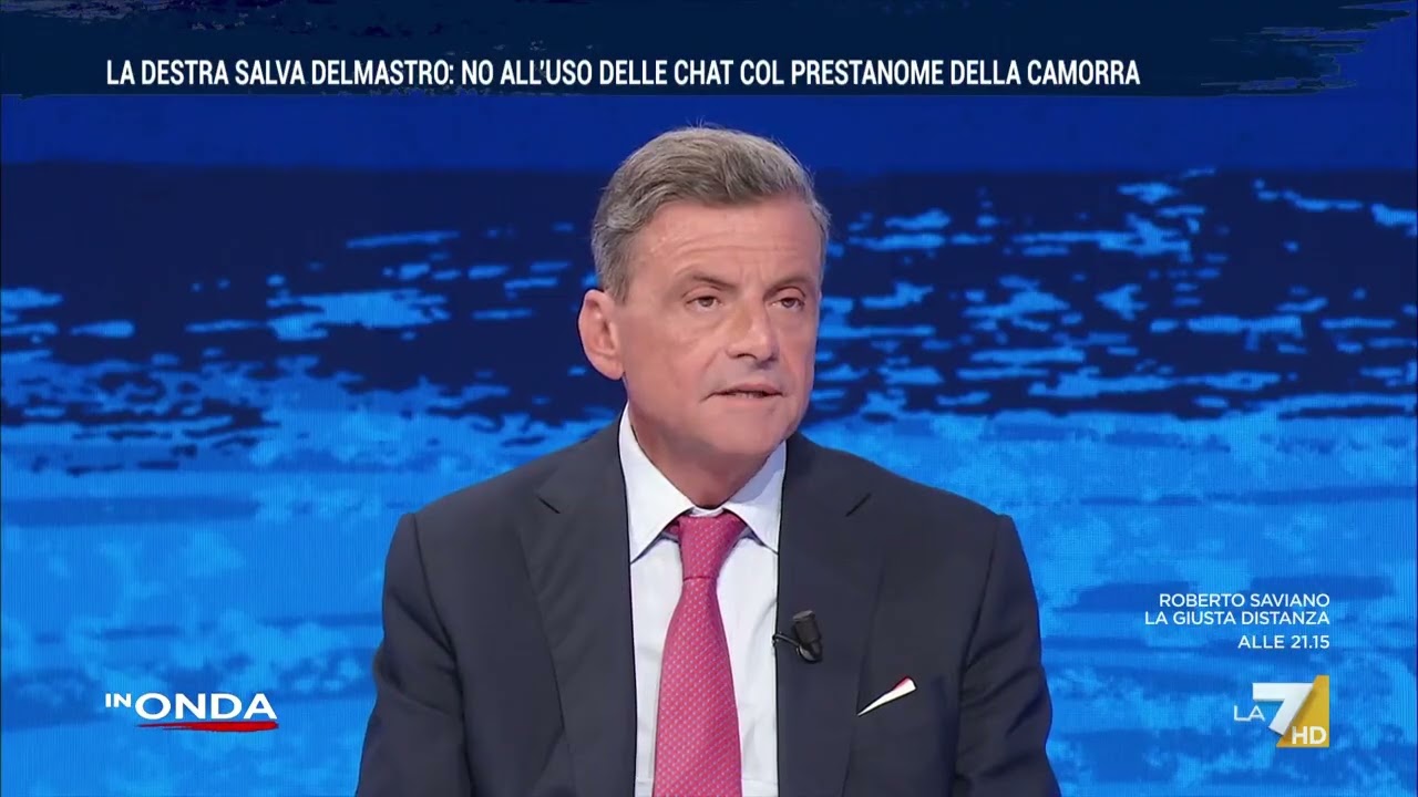 Chat di Delmastro, Calenda: "Ognuno difende i suoi, non un bello spettacolo"