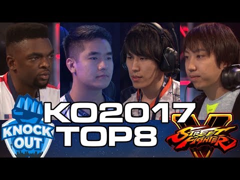 KNOCKOUT 2017 SFV TOP 8 (TIMESTAMP) Momochi NuckleDu Yukadon Smug JWong Phenom KBrad ChrisG ISDD