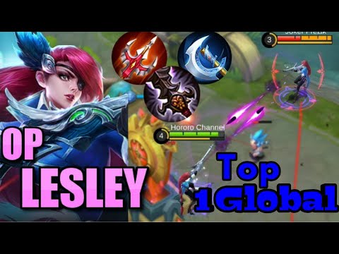 Top 1 Lesley [Savage build] No. 99 Battle Angel -Mobile legends-