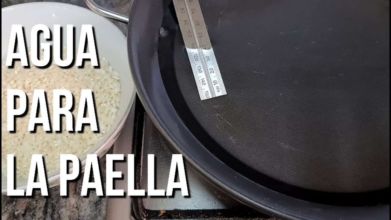Como calcular o medir la cantidad de caldo o agua para una paella con la evaporación  Proceso físico