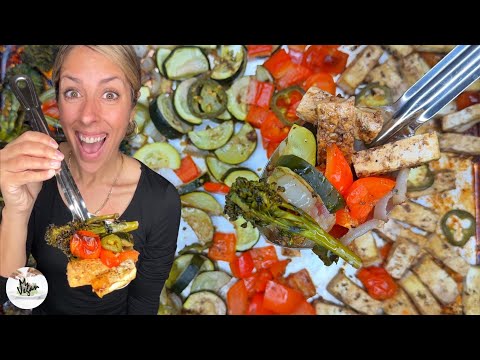 Easy Sheet Pan Tofu And Veggies Recipe