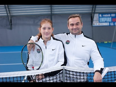 EMPIRE Tennis Academy: Maria Novikova & coach Rene Hanak in training