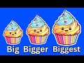 Big Bigger Biggest Small Smaller Smallest L The Sizes For Kids L Smallest To BIGGEST