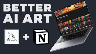 Using Notion for Stunning Midjourney Art! (625+ Design Elements) 💻✨