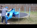 How To Assemble A Triple Tree 10FT Trampoline