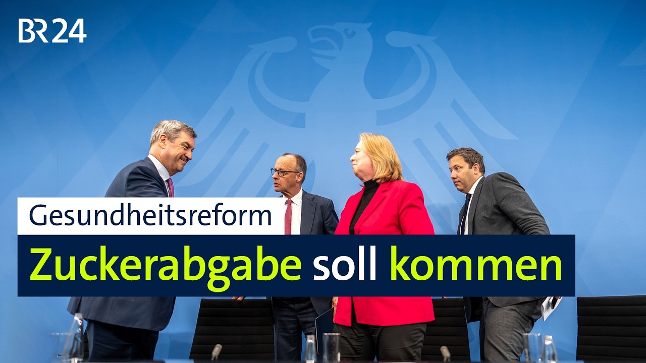 Nach langem Widerstand vor allem in der Union soll nun doch eine Zuckersteuer kommen | BR24