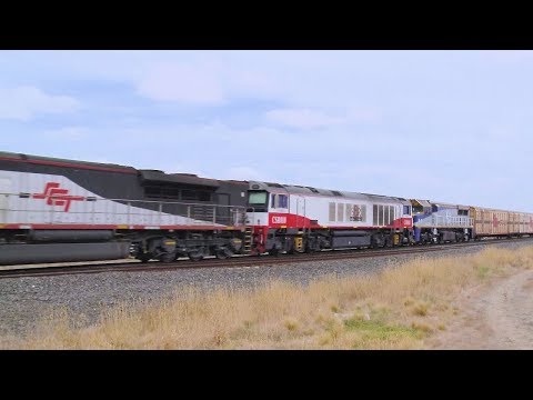 SCT, CSR & VL Class: PM9 Five Diesel Locomotive Lashup (8/1/2018) - PoathTV Australian Trains