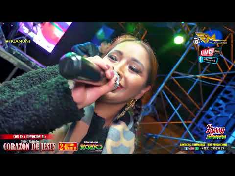 ROSSY Y SU GRUPO ALBERME en VIVO // 2025 HUANUNI. Con Fé y Devoción Al Señor CORAZÓN DE JESUS