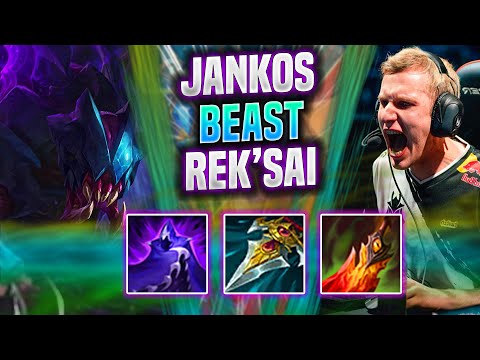 JANKOS IS A BEAST WITH REK'SAI! - G2 Jankos Plays Rek'Sai Jungle vs Lee Sin! | Season 2022