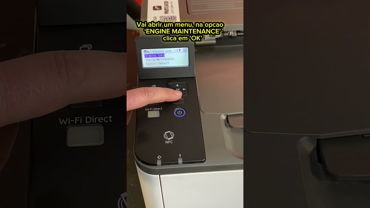 Reset de erro SC542 RICOH SP 3710DN