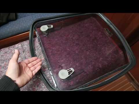 How to fix lewmar low profile hatch leak