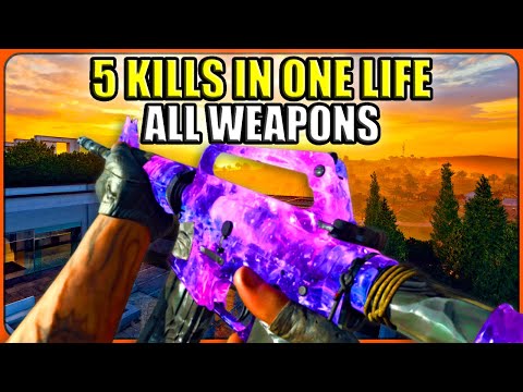 How To Get 5 Kills In 1 Life, ALL Weapons Dark Matter Challenge