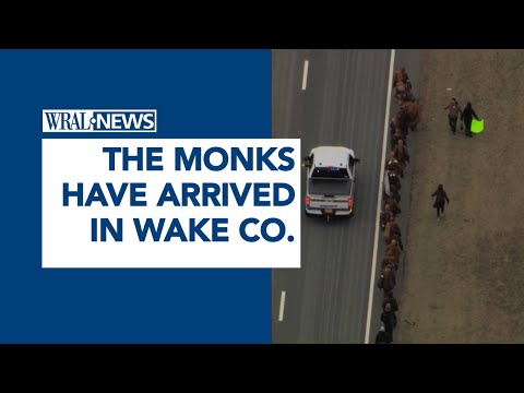 SKY5: 'Walk For Peace' Monks have arrived in Wake County, North Carolina