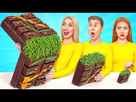 Big, Medium and Small Plate Challenge | Crazy Ideas To Cook by Multi DO Challenge