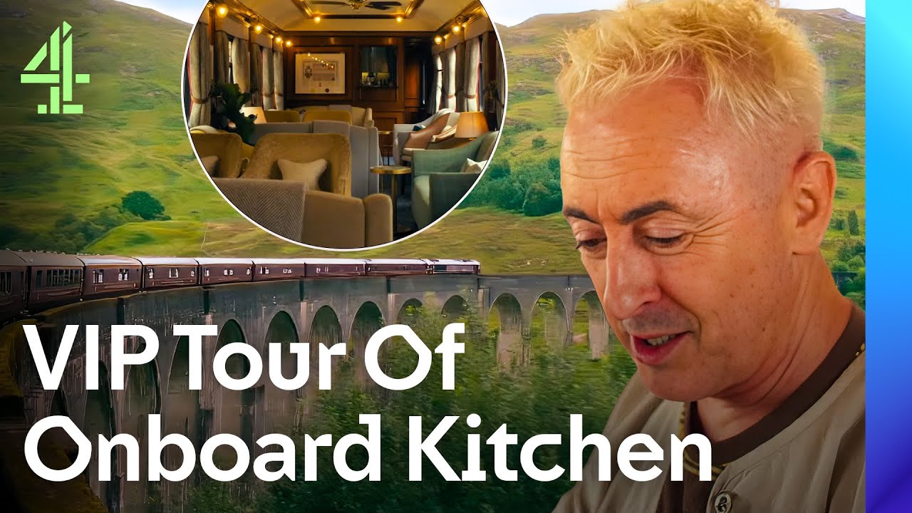 VIP Tour Of The Onboard Kitchen And Luscious Cabins | Scotland's Most Luxurious Railways | Channel 4