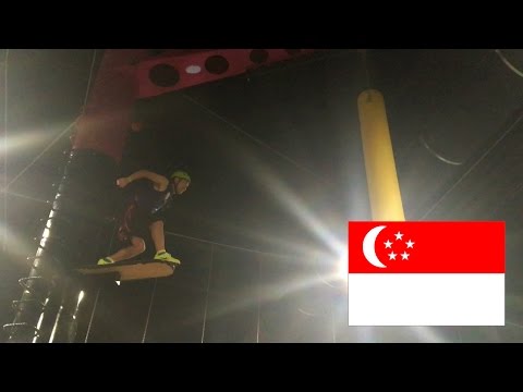 Obstacle Course With Scary Jump (X-Park at Bounce Inc)