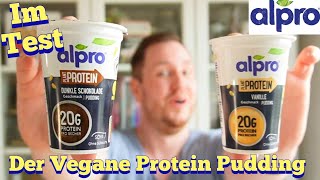 Alpro: Plant Protein Pudding Dunkle Schokolade & Vanille im Test #vegan